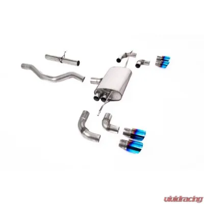 Milltek Cat-Back OPF/GPF Non-Resonated GT-90 Burnt Titanium Trims Land Rover Defender 90 3.0 I6 2020-2023 - SSXLR158