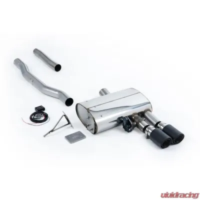 Milltek Cat-Back GPF Carbon JET-90 Trims - Valved System Mini Cooper S 2.0 Turbo LCI 2019-2023 - SSXM476