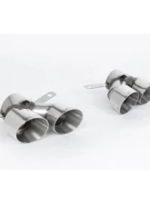 Milltek Tips Polished Finish Mercedes A-Class A35 AMG 2.0 Turbo 2019-2023                                     - SSXMZ133 - Image 2