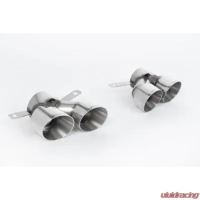 Milltek Tips Polished Finish Mercedes A-Class A35 AMG 2.0 Turbo 2019-2023 - SSXMZ133