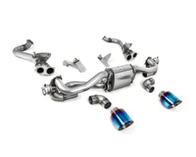 Milltek Cat-Back GPF/OPF Bypass Burnt Titanium GT-115 Trims Porsche Cayman 718 GT4 4.0 2020-2023