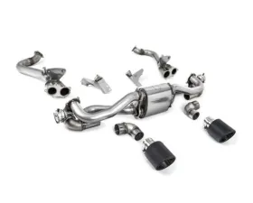 Milltek Cat-Back GPF/OPF Bypass Carbon JET-115 Trims Porsche Cayman 718 GT4 4.0 2020-2023