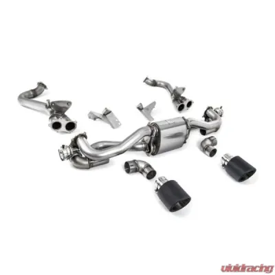 Milltek Cat-Back GPF/OPF Bypass Carbon JET-115 Trims Porsche Cayman 718 GT4 4.0 2020-2023 - SSXPO166