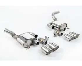 Milltek Valve Rear Silencers Polished GT-115 Trims Porsche Macan 2.9 V6 GTS | Turbo 2019-2023