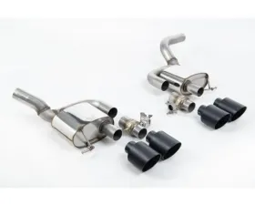 Milltek Valve Rear Silencers Cerakote Black GT-115 Trims Porsche Macan 2.9 V6 GTS | Turbo 2019-2023