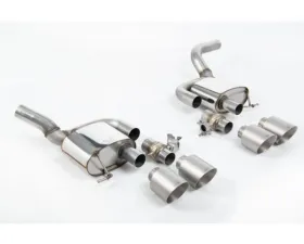 Milltek Valve Rear Silencers Brushed Titanium GT-115 Trims Porsche Macan 2.9 V6 GTS | Turbo 2019-2023