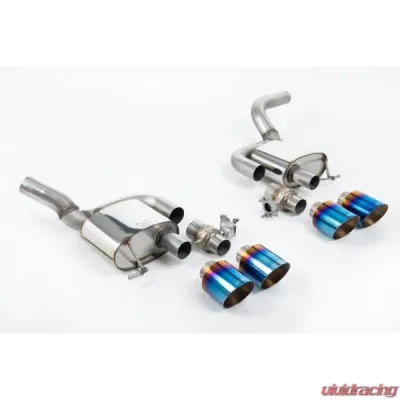 Milltek Valve Rear Silencers Burnt Titanium GT-115 Trims Porsche Macan 2.9 V6 GTS | Turbo 2019-2023 - SSXPO179