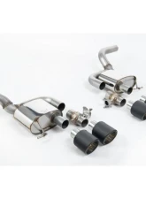 Milltek Valve Rear Silencers Carbon JET-115 Trims Porsche Macan 2.9 V6 GTS | Turbo 2019-2023                                     - SSXPO180 - Image 2