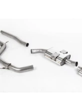Milltek Catback Exhaust System Seat Leon FR 2.0 TDi 170PS DPF 2005-2013                                     - SSXSE128 - Image 3
