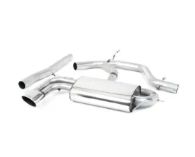 Milltek Catback Exhaust System Seat Leon FR 2.0 TDi 170PS DPF 2005-2013