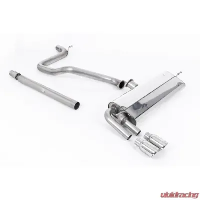 Milltek Non-Resonated Catback Exhaust System Seat Leon FR 1.4 TSI SC and 5-door 2013-2018 - SSXSE186