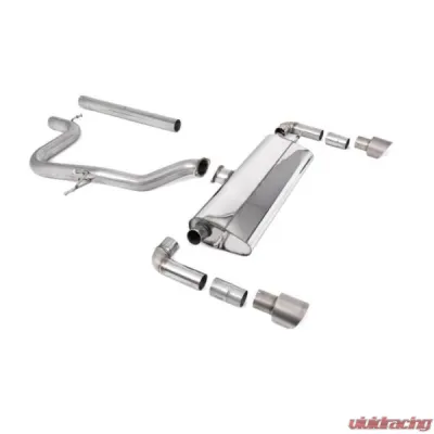 Milltek Cat-Back Non-Resonated GT-100 Titanium Trims Seat Leon Cupra R 2018-2020 - SSXSE242