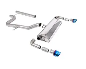 Milltek Cat-Back Non-Resonated GT-100 Burnt Titanium Trims Seat Leon Cupra R 2018-2020