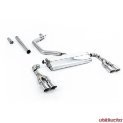 Milltek Cat-Back GPF/OPF 80mm Non-Resonated Quad Polished Ovals Seat Leon Cupra Leon 2021-2023 - SSXSE261