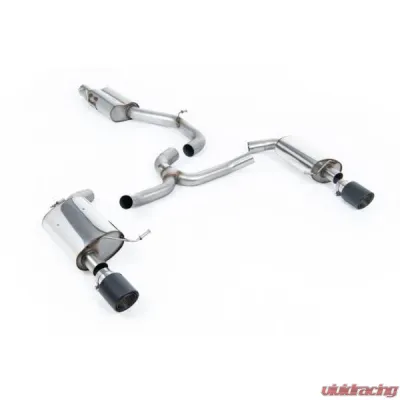 Milltek Resonated Catback Exhaust System Volkswagen Golf Mk7 2.0TFSI 2016-2018 - SSXVW447
