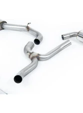 Milltek Resonated Catback Exhaust System Volkswagen Golf Mk7 2.0TFSI 2016-2018                                     - SSXVW447 - Image 3