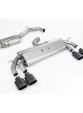 Milltek Resonated Catback Exhaust System Volkswagen Golf MK7.5 R 2.0 TSI 310PS 2017-2018                                     - SSXVW450 - Image 3