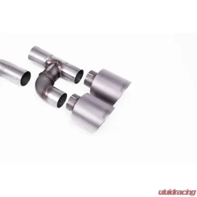 Milltek Cat Back Race Loudest with Brushed Titanium GT115 Tips  Volkswagen Golf MK8 GTI 2021-2023 - SSXVW694