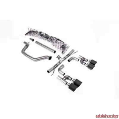 Milltek Cat Back Race Loudest with Carbon Fibre JET-115 Tips Volkswagen Golf MK8 GTI 2021-2023 - SSXVW696