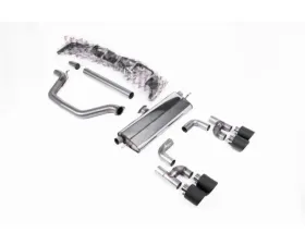 Milltek Cat Back Road+ with Carbon Fibre JET-115 Tips Volkswagen Golf MK8 GTI 2021-2023