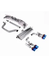Milltek Cat Back Road+ with Burnt / Blue Titanium GT-115 Tips Volkswagen Golf MK8 GTI 2021-2023                                     - SSXVW698 - Image 2