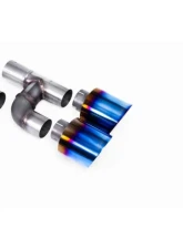 Milltek Cat Back Road+ with Burnt / Blue Titanium GT-115 Tips Volkswagen Golf MK8 GTI 2021-2023                                     - SSXVW698 - Image 2