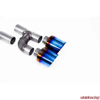 Milltek Cat Back Road+ with Burnt / Blue Titanium GT-115 Tips Volkswagen Golf MK8 GTI 2021-2023 - SSXVW698