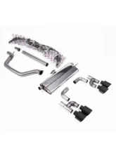 Milltek Cat Back Road+ with Cerakote Black GT-115 Tips Volkswagen Golf MK8 GTI 2021-2023                                     - SSXVW700 - Image 2