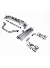 Milltek Cat Back Road+ with Polished GT-115 Tips Volkswagen Golf MK8 GTI 2021-2023                                     - SSXVW701 - Image 2