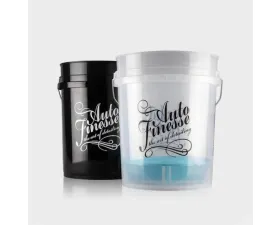Milltek Auto Finesse Detailing Clear Bucket & Guard, 20L, Durable Plastic, Universal Fit
