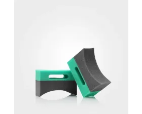 Milltek Pack of 3 Auto Finesse Detailing Tyre and Trim Applicators - Durable Foam, Black