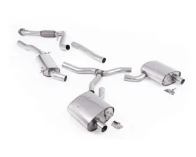 Milltek Road Catback Exhaust System for Audi A4 2.0 TFSI B9.5 Quattro Saloon 2021-2026