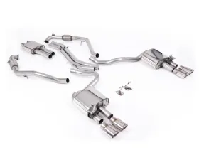 Milltek Resonated Catback Exhaust System for Audi S5 3.0 V6 Turbo Coupe B9 2017-2026