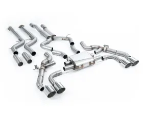 Milltek Downpipe with GT-115 Polished Trims for BMW X3 X3M | X4 X4M Comp G01 2022-2026 S58