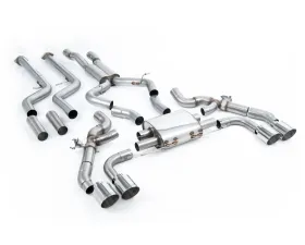 Milltek Primary Catback Exhaust for BMW X3 X3M | X4 X4M 3.0 S58 LCI 2022-2026, GT-115 Polished Rims