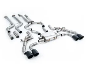 Milltek Primary Catback Exhaust with GT-115 Cerakote Black Trims for BMW X3 X3M X4 X4M 2022-2026