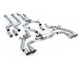 Milltek Primary Catback Exhaust with GT-115 Titanium Trims for BMW X3 X3M X4 X4M 2022-2026