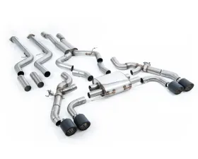 Milltek Primary Catback Exhaust with Jet-115 Carbon Fiber Trim for BMW X3 X3M X4 X4M 2022-2026