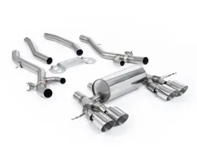 Milltek Secondary Catback System with Centre Resonator Bypass & GT-115 Trims for BMW 3 | 4 Series G80 | G82 M3 | M3 Competition S58 3.0 Turbo 2020-2026