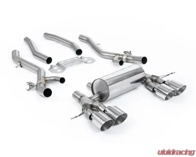 Milltek Secondary Catback System with Centre Resonator Bypass & GT-115 Trims for BMW 3 | 4 Series G80 | G82 M3 | M3 Competition S58 3.0 Turbo 2020-2026 - SSXBM1317