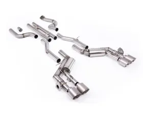Milltek H-Pipe Valved Catback Exhaust System for Chevrolet Camaro SS 6.2L V8 2016-2024 with Quad 4.5