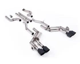 Milltek Unbalanced Straight Center Valved Catback Exhaust System for Chevrolet Camaro SS 6.2L V8 2016-2024 with Quad GT-115 4.5