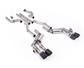 Milltek Unbalanced Straight Center Valved Catback Exhaust System for Chevrolet Camaro SS 6.2L V8 2016-2024 with Quad JET-115 4.5