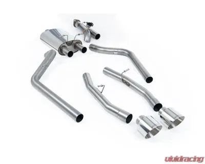 Milltek Valved Cut Out Catback Exhaust System with 5.5" Polished Tips for 2019-2024 Dodge Ram 1500 Hemi V8 5.7L - SSXDOD108