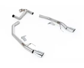 Milltek Twin Outlet Axleback Exhaust with GT-90 Polished Tips for Ford Ranger 2.0TDCI 2022-2026