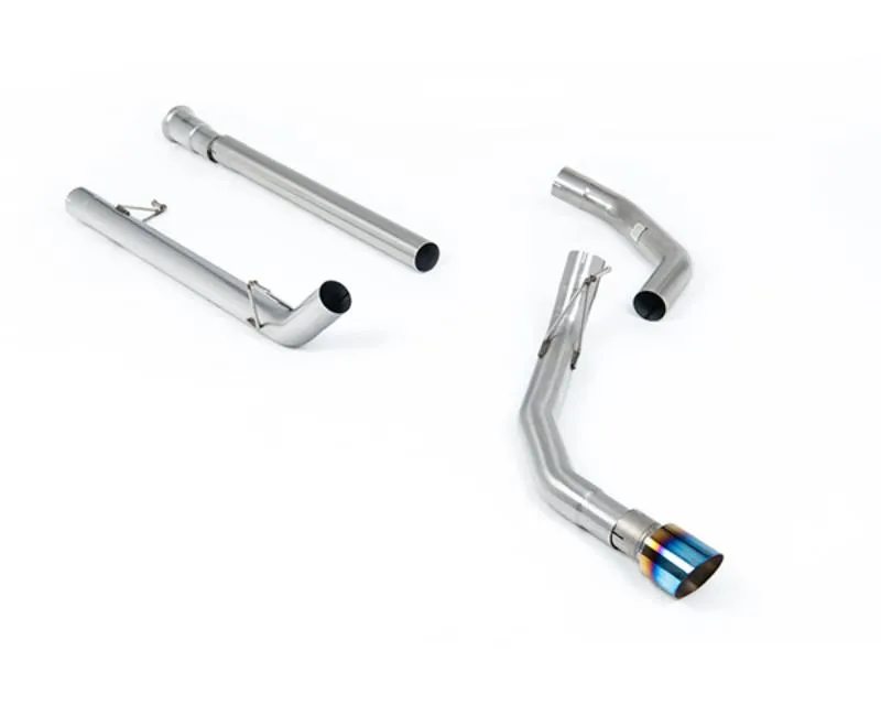 Milltek Single Outlet Non-Resonated Catback with GT-100 Burnt | Blue Tip Ford F-150 SuperCrew 5.5ft Bed 3.5 V6 EcoBoost 2021-2026 - SSXFD475