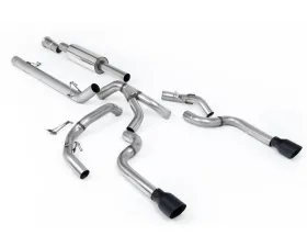Milltek Dual Outlet Catback Exhaust for Ford F-150 SuperCrew 2021-2026, 2 x GT-100 Tips
