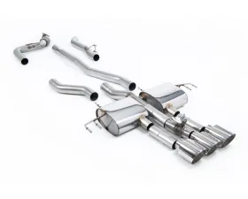 Milltek Non-Resonated Catback Exhaust Honda Acura Integra Type S DE5 2023-2026, 3 x GT-115 Trims