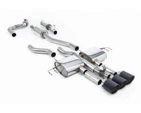 Milltek Resonated Catback Exhaust System for Honda Acura Integra Type S DE5 2023-2026, Carbon Fiber Trims