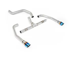 Milltek Non Resonated Catback Exhaust GT-90 with Blue Titanium Tips for Ineos Quartermaster 3.0 B57 Diesel & B58 Petrol 2024-2026